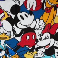 Jersey Stoff Baumwolle Mickey Mouse & Friends Digitaldruck weiß bunt 1,50m Breite Detail