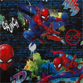 Jersey Stoff Baumwolle Spiderman Digitaldruck bunt 1,50m Breite Detail