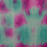 Kuschelweiches Plüsch Stoff Fellimitat im Batik-Look in Mint und Türkis mit 1,50m Stoffbreite glatt