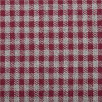 Flanell Stoff aus Baumwolle garngefärbt Mini-Karo rot 1,44m Breite Detail