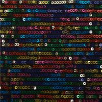 Pailettenstoff Stretch Mini Pailetten multicolor 130cm Breite Detail