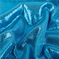 Jersey Stoff Glitzer Slinky Bijoux Foil blau1,45m Breite in Falten