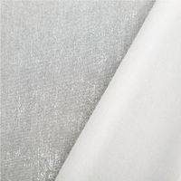 Jersey Stoff Glitzer Slinky Bijoux Foil weiß 1,45m Breite mit Rückseite
