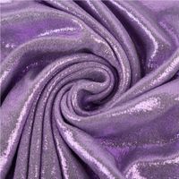 Jersey Stoff Glitzer Slinky Bijoux Foil lila 1,45m Breite gedreht