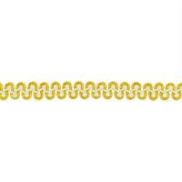 Goldborte Goldband Wellen Gold und Creme Design E