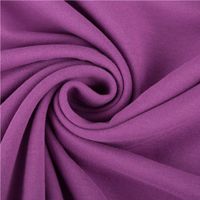 Sweatstoff Meterware Bio Soft Sweat dünn uni violett 1,5m Breite gedreht