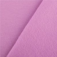 Sweatstoff Meterware Bio Soft Sweat dünn hell violett 1,5m Breite mit Rückseite