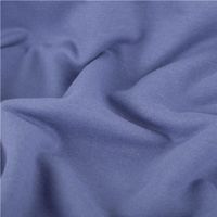 Sweatstoff Meterware Bio Soft Sweat dünn lavendel blau 1,5m Breite in Falten