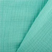 89933-Musselin-Stoff-Double-Gauze-einfarbig-tuerkis-1-35m-Breite-IMG-0054.jpg Musselin Stoff Double Gauze einfarbig türkis 1,35m Breite mit Rückseite