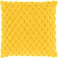 Kuschelkissen mit dicken weichen 3D Knubbeln in leuchtendem Zitronen-Gelb in der Größe 45x45cm