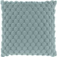 Kuschelkissen mit dicken weichen 3D Knubbeln in hellem Blau in der Größe 45x45cm