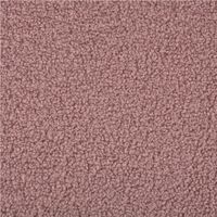 Boucle Stoff Teddystoff Kunstfell Teddy Fur uni Dark Powder Rosa 1,5m Breite