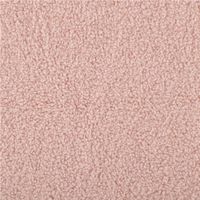 Boucle Stoff Teddystoff Kunstfell Teddy Fur uni Puderrosa 1,5m Breite