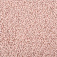 Boucle Stoff Teddystoff Kunstfell Teddy Fur uni Puderrosa 1,5m Breite, Struktur