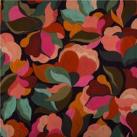 Viskose Stoff für Bekleidung Abigael floral abstrakt bunt 1,45m Breite
