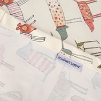 90125-Mitteldecke-Tischdecke-aus-Baumwolle-mit-Hunden-beige-bunt-in-versch--Groessen-von-SCHoeNER-LEBEN--IMG-2352.jpg Mitteldecke Tischdecke aus Baumwolle mit Hunden von SCHÖNER LEBEN, gefaltete Kante mit sichtbarer Rückseite