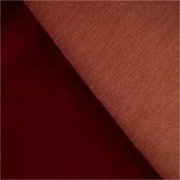 Der edle Vorhangstoff Dekostoff Satinstoff Kandinsky uni Rot 300cm Breite besticht durch fließenden Fall und seidigen Glanz. Ideal für elegante Fensterdekorationen und hochwertige Heimtextilien - mit Rueckseite