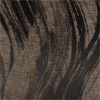 Vorhangstoff Jacquard Tindra Schwarz Gold 154cm Breite besticht durch ein elegantes Design mit abstrakten, organischen Wellenmustern. Dieser schimmernde Dekostoff ist ideal für moderne Fenstergestaltungen - Vollansicht