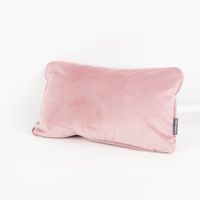 Kissen von SCHÖNER LEBEN. - Samtkissen LeVelvet mit Kederumrandung rosa 30x50cm Detailaufnahme