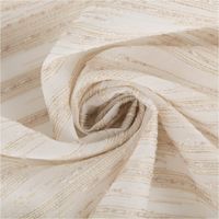 Schiebegardinen Meterware INA ECO mit hochwertigem Scherlidessin in 60cm Breite eingedreht in Falten