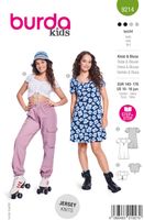 Burda Schnittmuster 9214 Kinder Kleid & Bluse Titel