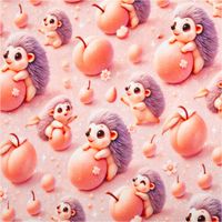 90269-Jersey-Stoff-Digitaldruck-lila-Igel-rosa-Apfel-1-4m-Breite--MG-2459.jpg Hochwertiger Jersey Stoff aus Baumwolle mit zauberhaftem Igel-Digitalprint – perfekt für bequeme Bekleidung leicht vergrößert