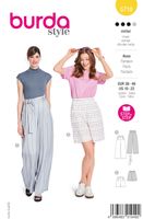 Burda Schnittmuster 5718 Damen Hose Titel