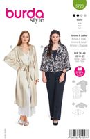 Burda Schnittmuster 5720 Damen Kimono & Jacke Titel