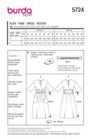 90277-Burda-Schnittmuster-5724-Damen-Kleid-5724-Back-envelope.jpg Burda Schnittmuster 5724 Damen Kleid Übersicht
