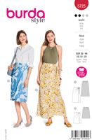 Burda Schnittmuster 5725 Damen Rock Titel