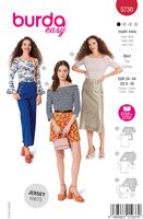 Burda Schnittmuster 5730 Damen Shirt Titel