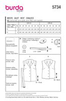 90287-Burda-Schnittmuster-5734-Damen-Weste-5734-Back-envelope.jpg Burda Schnittmuster 5734 Damen Weste Übersicht