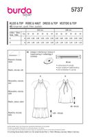 90290-Burda-Schnittmuster-5737-Damen-Kleid-und-Top-5737-Back-envelope.jpg Burda Schnittmuster 5737 Damen Kleid & Top Übersicht