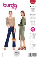 Burda Schnittmuster 5738 Damen Kleid & Shirt Titel