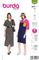 Burda Schnittmuster 5742 Damen Kleid Titel