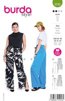 Burda Schnittmuster 5743 Damen Hose Titel
