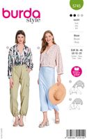 Burda Schnittmuster 5745 Damen Bluse Titel