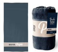 Kuschelweiches Badetuch aus 100% Baumwolle mit Aufschrift Bester Papa - das perfekte Geschenk für den Vatertag!