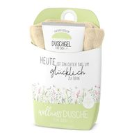 Geschenkset Wellnessdusche "Heute ist ein guter Tag, um glücklich zu sein" - das perfekte Geschenk!