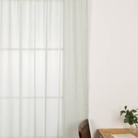 90361-Gardinenstoff-Meterware-mit-Bleiband-und-Boucle-Streifen-hellblau-3m-Hoehe--MG-8792.jpg Modern gestreifter Gardinenstoff in zartem Hellblau als transparente raumhohe Meterware, hergestellt in Deutschland mittlere Distanz