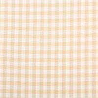 90365-Dekostoff-Karos-klein-beige-weiss-140cm-Breite--MG-2550.jpg Blickdichter Dekostoff mit kleinen Karos in Beige und Weiß aus deutscher Produktion – Vielseitig & Pflegeleicht Nahaufnahme