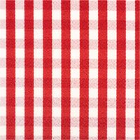 Blickdichter Dekostoff mit kleinen Karos in Rot und Weiß aus deutscher Produktion – Vielseitig & Pflegeleicht Muster Motiv