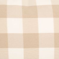 Kissenhülle Karos beige weiß in versch. Größen oder Wunschmaß von SCHÖNER LEBEN Kissenhülle Karos beige weiß in versch. Größen oder Wunschmaß von SCHÖNER LEBEN, Beiger und weißer Stoff mit Karomuster