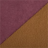Polsterstoff Veno mit easy clean Fleckschutz in weicher Mikrofaser-Samtqualität in Aubergine mit 145cm Stoffbreite mit Rueckseite