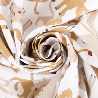 90389-Baumwollstoff-Mizoun-Tiere-weiss-beige-1-47m-Breite--MG-3081.jpg Baumwollstoff Mizoun mit originellem Tier-Print – Exklusives Design aus Frankreich eingedreht in Falten