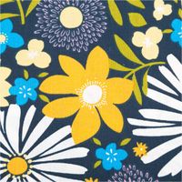 Baumwollstoff Choupette mit zauberhaftem Blumen-Print– Exklusives Design aus Frankreich Detail