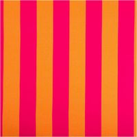 Halbpanama Dekostoff Joyful Basic Stripe in Pink und Orange – Leuchtender Baumwollstoff mit Digitaldruck Vollbild