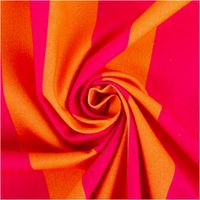90433-Baumwollstoff-Dekostoff-Halbpanama-Digitaldruck-Joyful-Basic-Stripe-pink-orange-1-40m-Breite--MG-7933.jpg Halbpanama Dekostoff Joyful Basic Stripe in Pink und Orange – Leuchtender Baumwollstoff mit Digitaldruck kunstvoll eingedreht in Falten