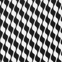Viskose Stoff Nylon Twill Retro abstrakt weiß schwarz 134cm Breite Nahaufnahme