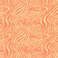 Baumwollsatin Stretchstoff Zebra Orange glatt ausgelegt